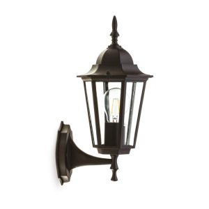 Applique murale de jardin LO4101 1xE27 IP54 noir Kobi