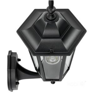 Applique murale de jardin LO4101 1xE27 IP54 noir Kobi