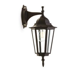 Applique murale de jardin LO4102 1xE27 IP54 noir Kobi