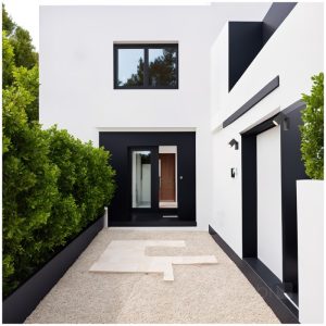 Applique murale de jardin QUAZAR 15 1xGU10 IP44 noir Kobi