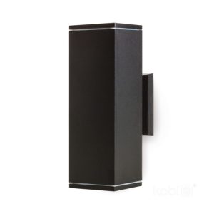 Applique murale de jardin QUAZAR 4 2xGU10 IP44 noir Kobi