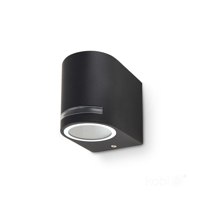 Applique murale de jardin QUAZAR 8 1xGU10 IP44 noire Kobi