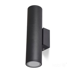 Applique murale de jardin QUERK 3 2xGU10 IP54 noir LED2B