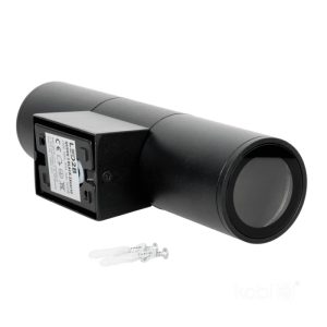 Applique murale de jardin QUERK 3 2xGU10 IP54 noir LED2B