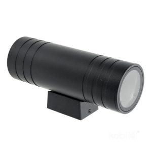 Applique murale de jardin QUERK 5 2xGU10 IP54 noire LED2B