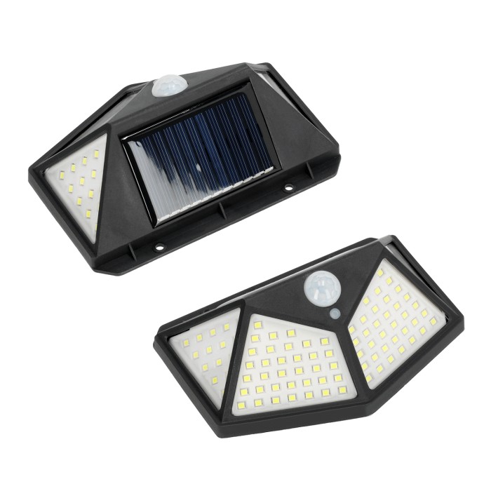 Applique murale de jardin solaire LED LUMINA 6500K LED2B