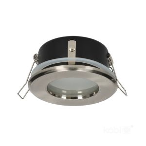 Bague de downlight OH34 IP44 chrome mat Kobi