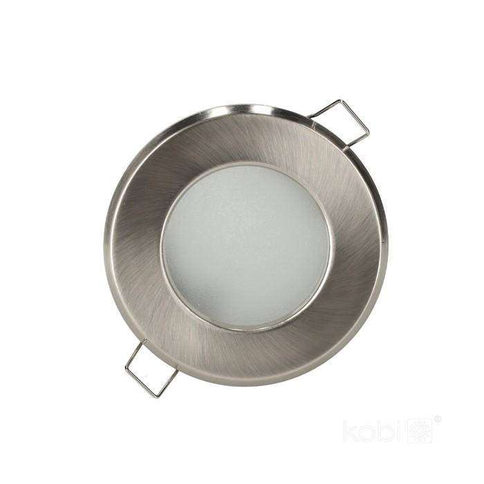 Bague de downlight OH34 IP44 chrome mat Kobi