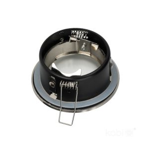 Bague de downlight OH34 IP44 chrome mat Kobi