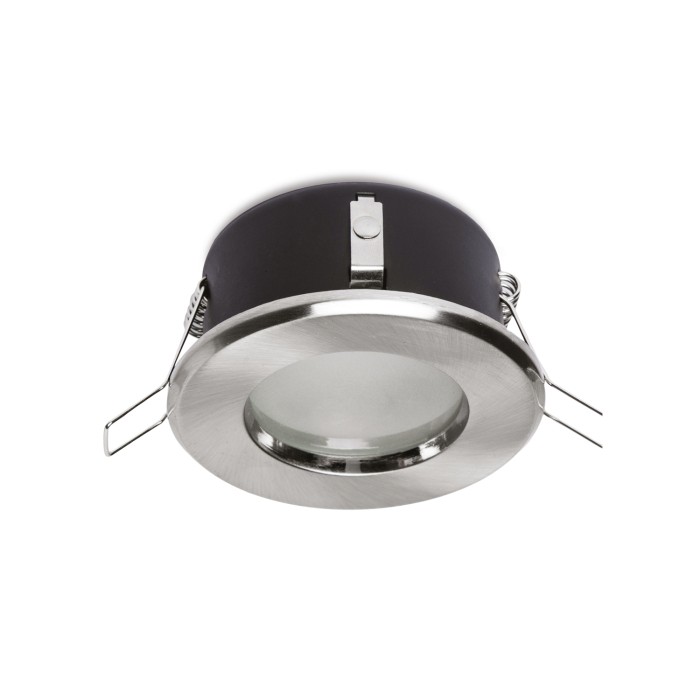 Bague de downlight OH34 IP44 chrome mat Kobi