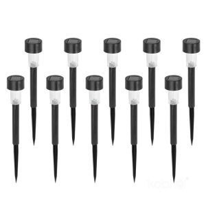 Balise de jardin solaire LED ZEN 6000K IP44 pack de 10 LED2B