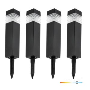 Borne de jardin solaire LED AURORA 6000K IP44 paquet de 4 LED2B