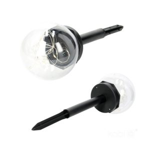Bornes de jardin solaires LED GLEAM 3000K IP44 pack de 5 LED2B