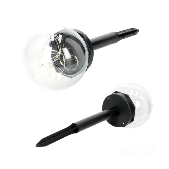 Bornes de jardin solaires LED GLEAM 3000K IP44 pack de 5 LED2B