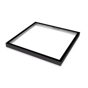 Cadre 63 mm pour panneau LED 60x60 clic noir Kobi