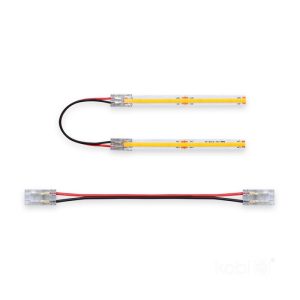 Connecteur double face 10 cm pour bande LED COB 8 mm Kobi