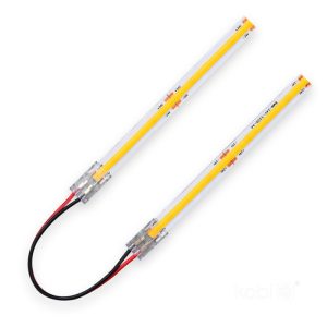 Connecteur double face 10 cm pour bande LED COB 8 mm Kobi