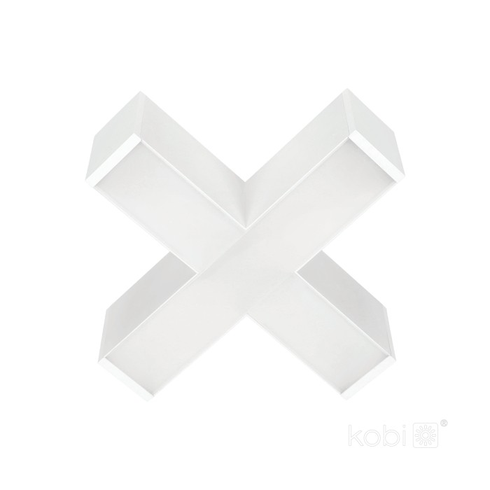 Connecteur en X pour LED KOLINE K2 blanc Kobi Pro