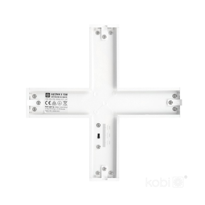 Connecteur en X pour LED KOLINE K2 blanc Kobi Pro
