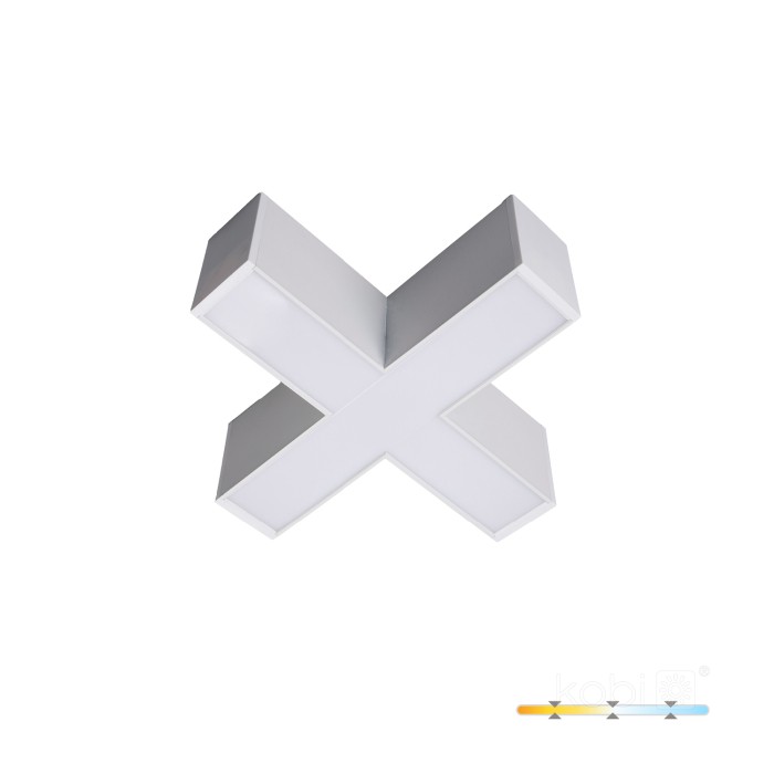 Connecteur en X pour LED KOLINE K2 blanc Kobi Pro