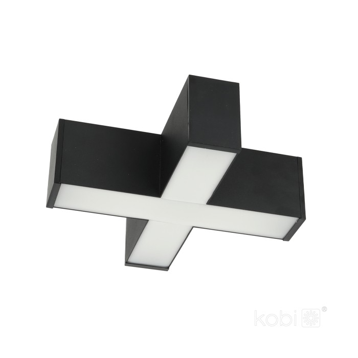 Connecteur en X pour LED KOLINE K2 noir Kobi Pro