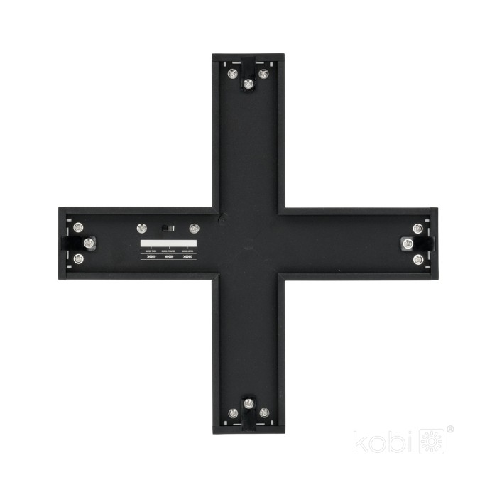 Connecteur en X pour LED KOLINE K2 noir Kobi Pro