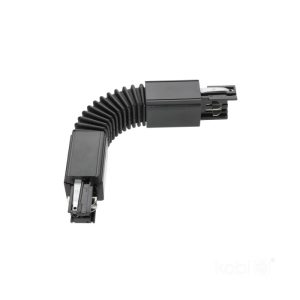 Connecteur externe pour rail à 3 circuits FLEX noir Kobi