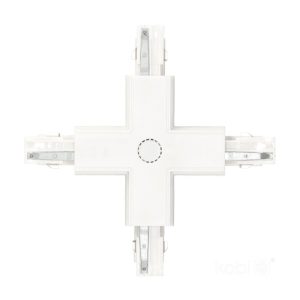 Connecteur externe pour rail à 3 circuits X blanc Kobi