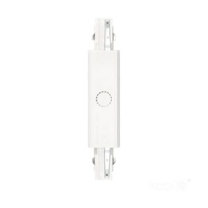 Connecteur externe pour rail triphasé I blanc Kobi