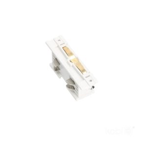 Connecteur intérieur pour rail à 3 circuits I blanc Kobi