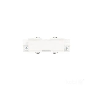 Connecteur intérieur pour rail à 3 circuits I blanc Kobi