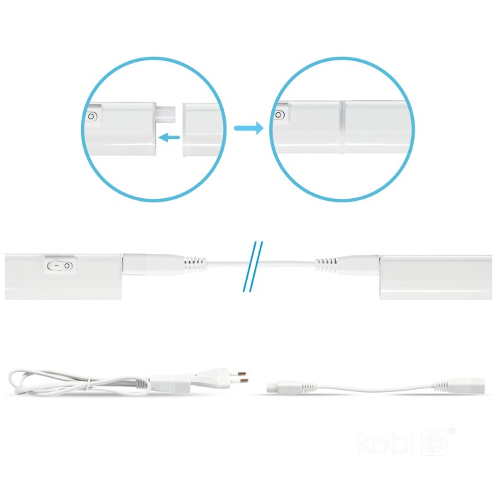 Éclairage d'armoire LED WL 12W 3CCT Kobi