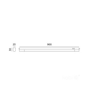 Éclairage d'armoire LED WL 12W 3CCT Kobi