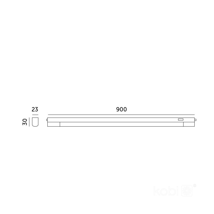 Éclairage d'armoire LED WL 12W 3CCT Kobi