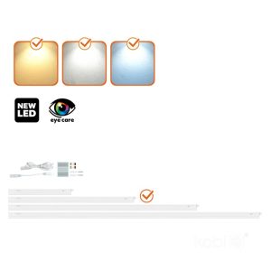 Éclairage LED pour armoire WL 8W 3CCT Kobi