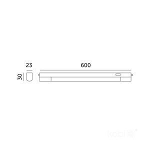 Éclairage LED pour armoire WL 8W 3CCT Kobi