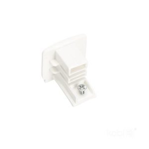 Embout pour rail à 3 circuits blanc Kobi