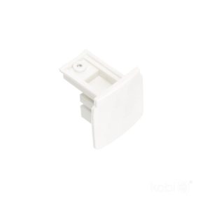 Embout pour rail à 3 circuits blanc Kobi