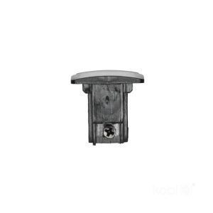 Embout pour rail à 3 circuits noir Kobi