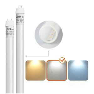 Ensemble HERMETIC 2x60 + LED T8 9W 4000K IP65 Kobi