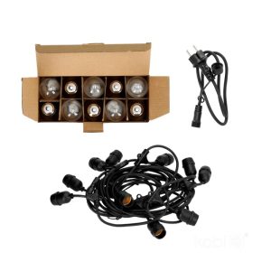 Guirlande BAJA LED SET 10x1W 10m E27 Design Kobi