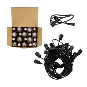 Guirlande BAJA LED SET 20x1W 20m E27 Design Kobi