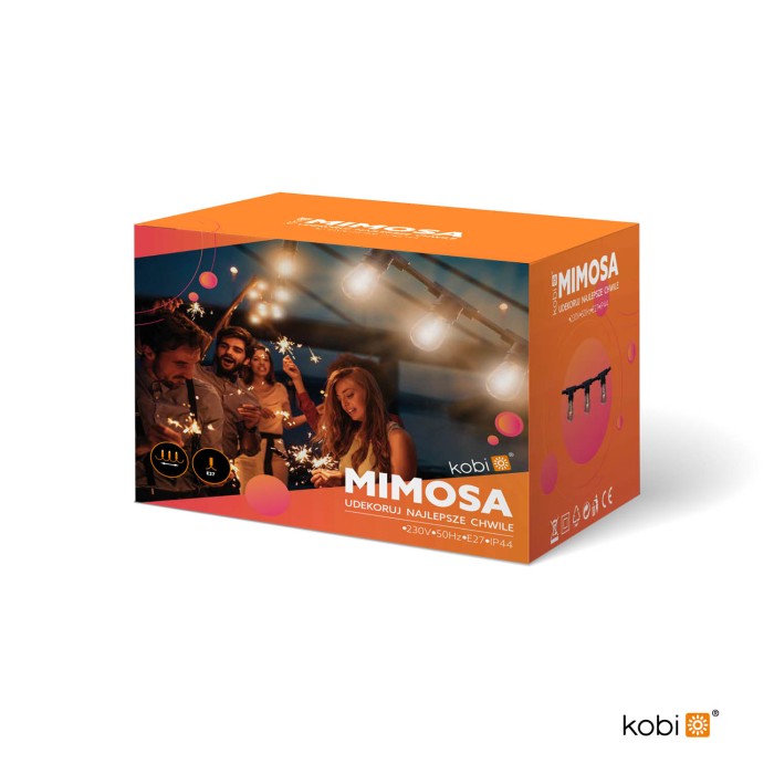 Guirlande MIMOSA 2 10m 10xE27 Kobi