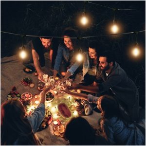 Guirlande MIMOSA LED ENSEMBLE 10m 10x1W E27 Kobi