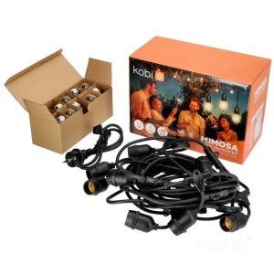 Guirlande MIMOSA LED ENSEMBLE 10m 10x1W E27 Kobi