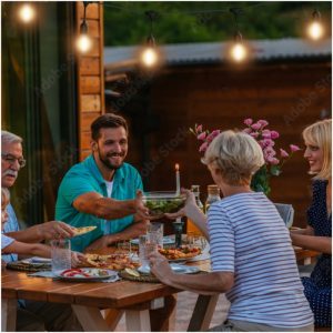 Guirlande MIMOSA LED ENSEMBLE 20m 20x1W E27 Kobi