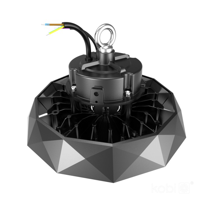 High Bay LED ANICA 100W 4000K IP65 120° Kobi Pro" se traduit en français par : "LED High Bay ANICA 100W 4000K IP65 120° Kobi Pro