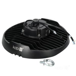 High Bay LED NINA 200W 4000K 110° Kobi Pro" se traduit en français par : "LED NINA High Bay 200W 4000K 110° Kobi Pro