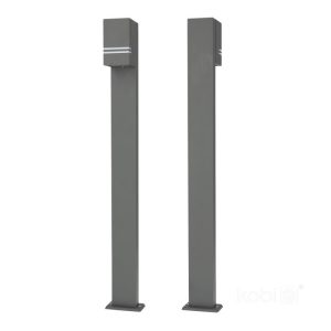 Lampadaire QUAZAR 12 1xGU10 IP44 gris Kobi