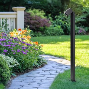 Lampadaire QUAZAR 15S 1xGU10 IP44 noir Kobi